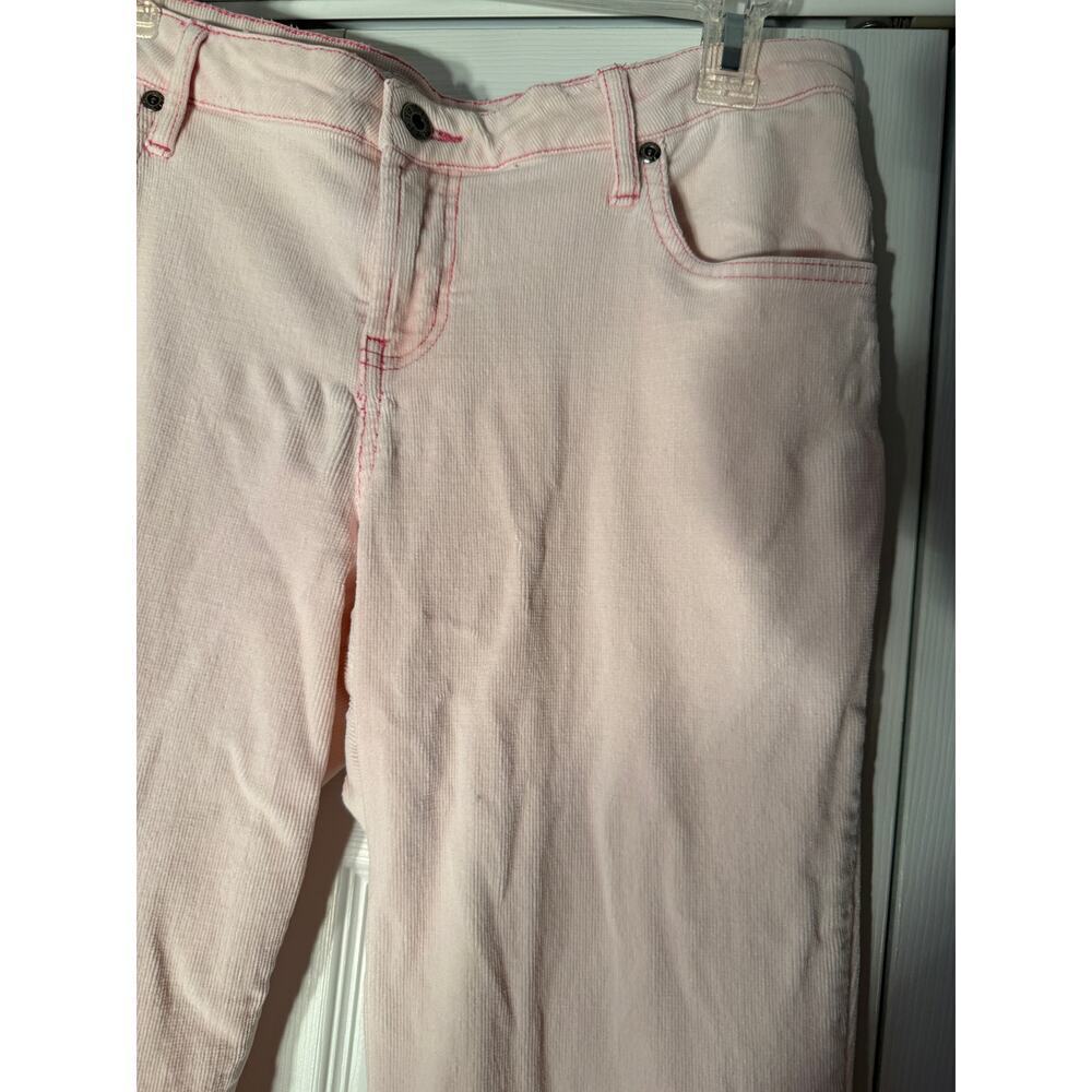 L.E.I Pink Corduroy Women's Size 16 Straight Leg Pants Y2K - Picture 8 of 12